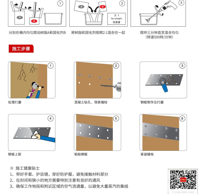 包钢鼎城粘钢加固施工过程